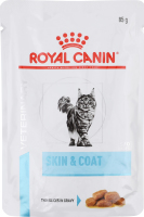 Корм вологий повнораціонний для дорослих котів дієтичний шматочки у соусі Skin&Coat Royal Canin д/п 85г