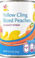 Ahold Yellow Cling Sliced Peaches in Heavy Syrup