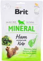 Ласощі д/цуценят Мінерал з шинкою та ламінарією 150г Бріт Кеа