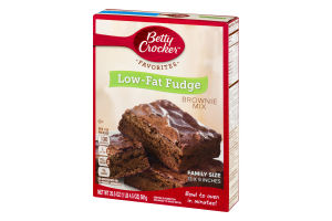 Betty Crocker 13 x 9 Family Size Brownie Mix Low-Fat Fudge