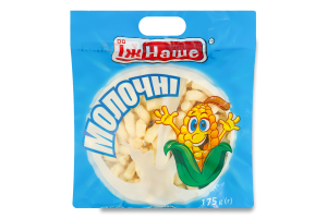 Палочки кукурузные сладкие неглазированные Молочные ЇжНаше м/у 175г