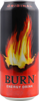 Напій енергетичний безалкогольний сильногазований Original Burn з/б 500мл
