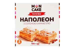 Пирожное Наполеон с соленой карамелью Mon Cake к/у 190г