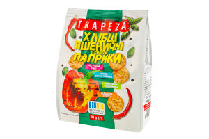 Мини-хлебцы пшеничные Паприка Trapeza м/у 90г