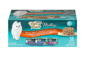 Purina Fancy Feast Medleys White Meat Chicken Collection - 12 CT