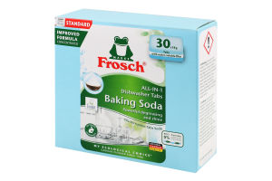 Таблетки для посудомоечных машин Baking Soda All in 1 Frosch 30х18г