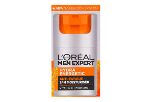 Крем для ухода за кожей лица увлажняющий Hydra energetic Men Expert L'Oreal Paris 50мл