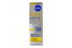 Флюид дневной SPF50 Тройная защита от морщин Q10 Эксперт Nivea 40мл