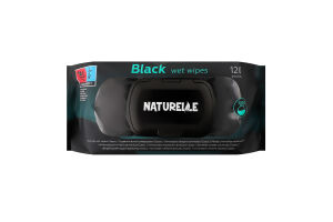 Салфетки влажные универсальные черные Classic Naturelle 120шт