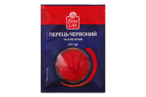 Перець чилі червоний подрібнений Fine Life м/у 20г