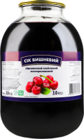 Сік 3 л скл. Вишневий відновлений