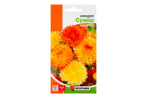 Насіння Квіти Календула високоросла суміш 0,2г Яскрава