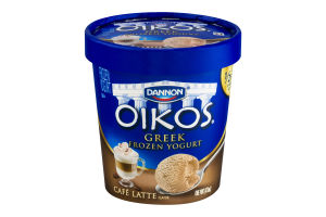 Dannon Oikos Greek Frozen Yogurt Cafe Latte Flavor