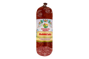 Колбаса Львовская Козацька ферма п/к в/c кг