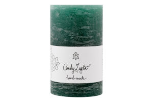 Свічка Циліндр зелено-блакитна Candy Light