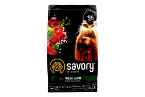 Корм сухой Fresh Lamb Small Savory м/у 3кг