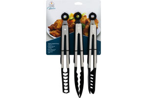 Smart Living Nylon Tipped Tongs - 3 CT