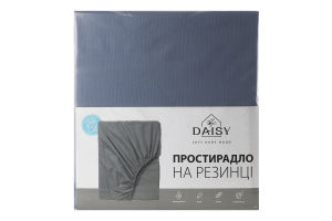 Простирадло мікрофібра на резинці 160*200*25см в асортименті Daisy