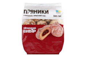 Пряник Зірковий вибір з начинкою Вишневий сад