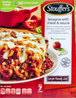 Stouffer's Large Family Size Lasagna with Meat & Sauce