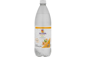 Ahold Seltzer Water Peach & Pear