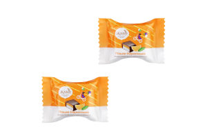 Конфеты глазированные со вкусом апельсина Птичка-Мармелашка Жако кг