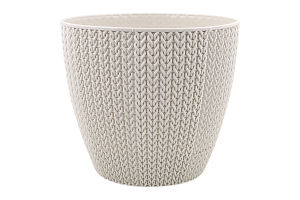 Вазон д/квітів Сумела 2,5л сіро-білий/бежевий Серінова