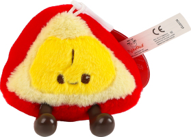 Игрушка мягкая №99036 Яблочко Фруктовые друзья-половинки Fyyvalur 1шт