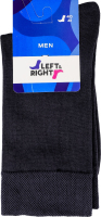 Шкарпетки чоловічі Left&Right №210 00 40-41 темно-сірий