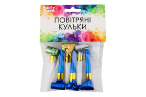 Язичок-гудок фольгований 6шт Паті Хата