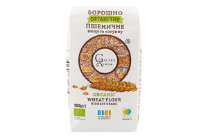 Мука пшеничная органическая Galeks Agro в/с м/у 1кг