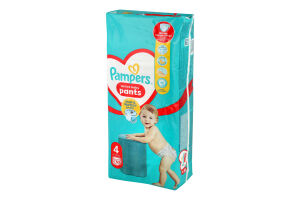 Трусики-підгузники для дітей 9-15кг 4 Pampers Pants 360 52шт