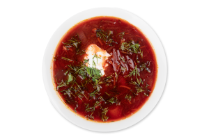 Борщ український з м'ясом 300г