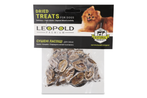 Лакомства для собак сушеные Почки сушеные Premium Leopold в/у 0.1кг