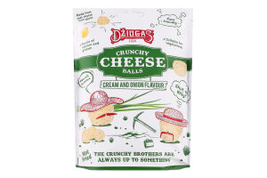 Кульки Dziugas з хруст сушен сиру смак вершк цибул