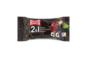 Сырки глазированные 15% с сахаром и начинками 2в1 Черная смородина Вишня Злагода м/у 2х30г