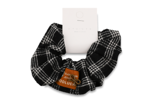 Резинка д/волосся Ктілинка текстиль з принтом 12см