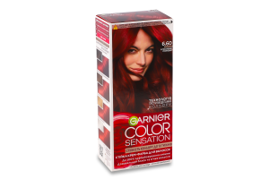 Крем-фарба для волосся стійка №6.60 Color Sensation Garnier 1шт