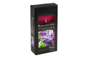 Свічка чайна Бузок максі 2шт Пако ІФ