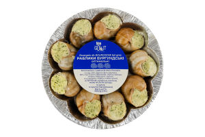 Улитки замороженные оптимальные в раковинах Бургундские Mon Gout лоток 150г