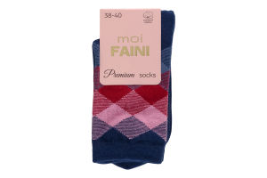 Носки женские Moi Faini №213033 38-40 темно-синий