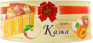 Торт-рулет Казка 700г коробка Valencia