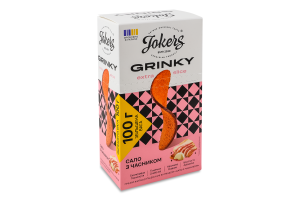 Гренки ржано-пшеничные Сало с чесноком Extra Slice Jokers к/у 100г