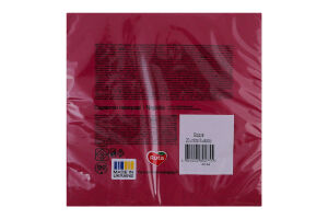 Серветки паперові 3-х шарові бордові 325х325мм Golden line Ruta 20шт