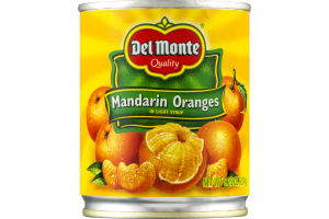 Del Monte Mandarin Oranges In Light Syrup