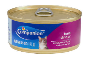 Companion Premium Cat Food Tuna Dinner 5.5 OZ