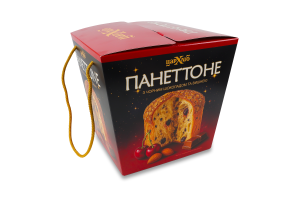 Кекс Панеттоне с черным шоколадом и вишней Цар хліб к/у 450г