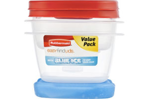 Rubbermaid Blue Ice Easy Find Lids Value Pack