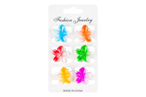 Набір заколок для волосся Краб 6шт B-50