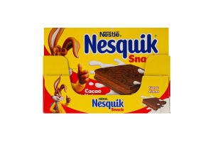 Тістечко бісквітне з молочною начинкою Nesquik к/у 8х26г